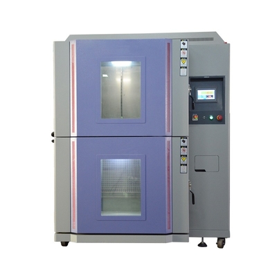 Machine de test de choc thermique à deux zones pour les matériaux d'emballage