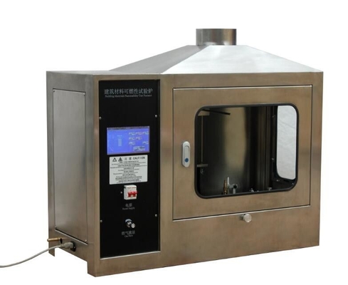 Bon prix Évaluation de la sécurité incendie Machine d'essai de l'ignitabilité des matériaux de construction avec une seule source de flamme en ligne