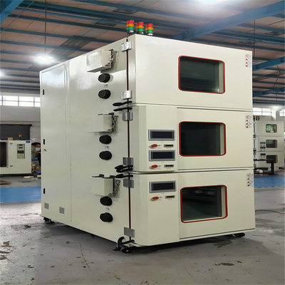 Bon prix Chambre d'essai de choc thermique à trois zones 380V pour moteur et composants automobiles en ligne