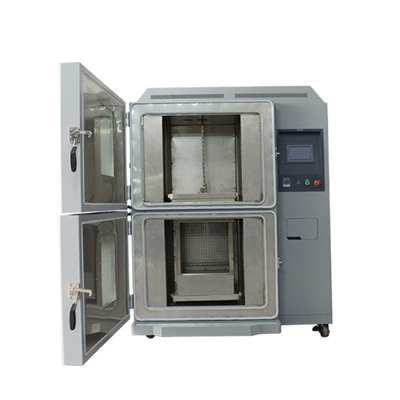 Bon prix 304 Chambre d'essai de choc thermique rapide en acier zone deux Norme IEC 60068-2-14 en ligne